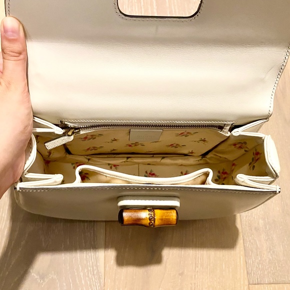 Gucci Crystal Bamboo Top Handle Bag - Picture 7 of 10